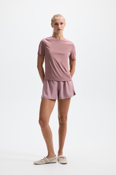 Seamed sports T-shirt — PINK 2