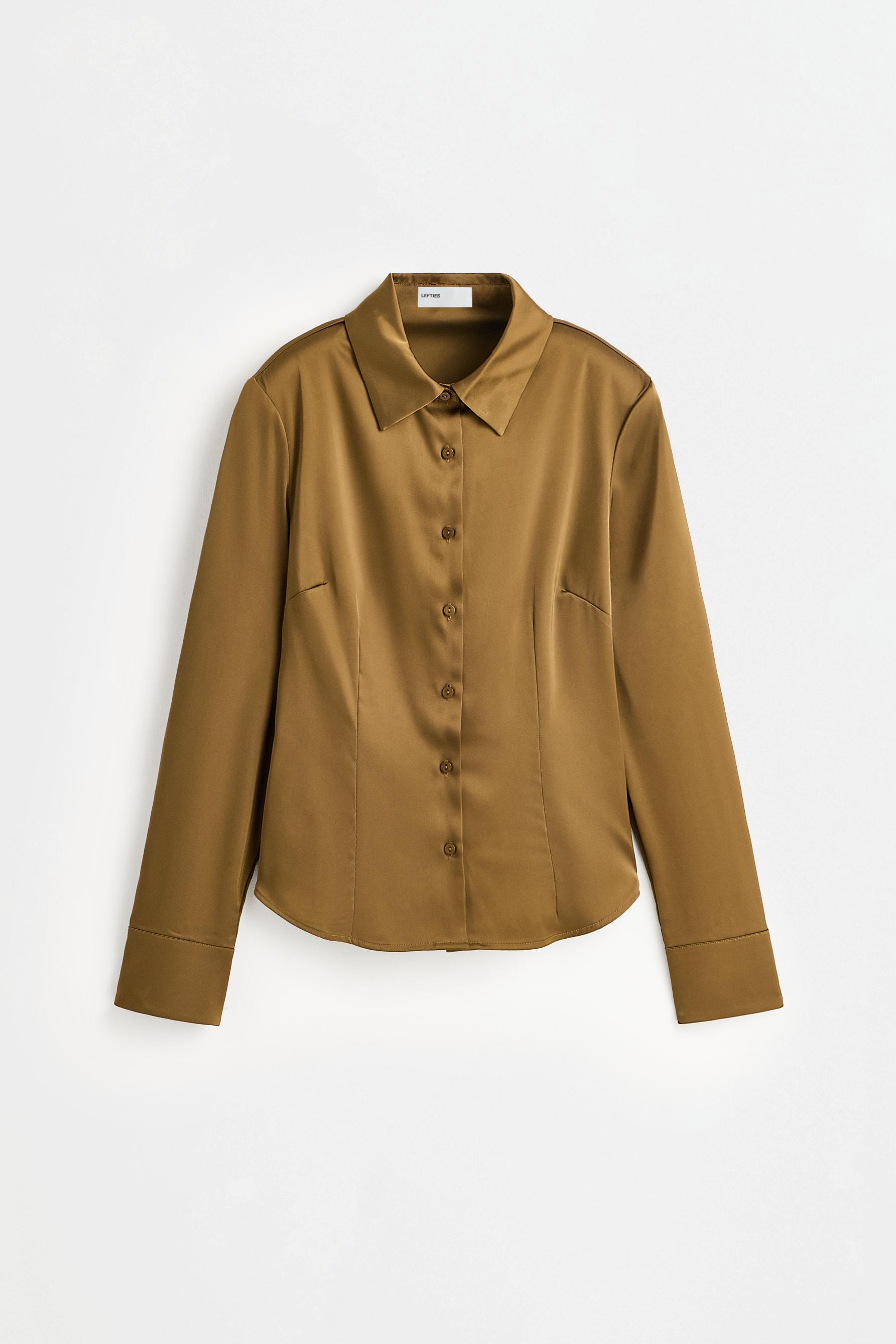Camisa satinada