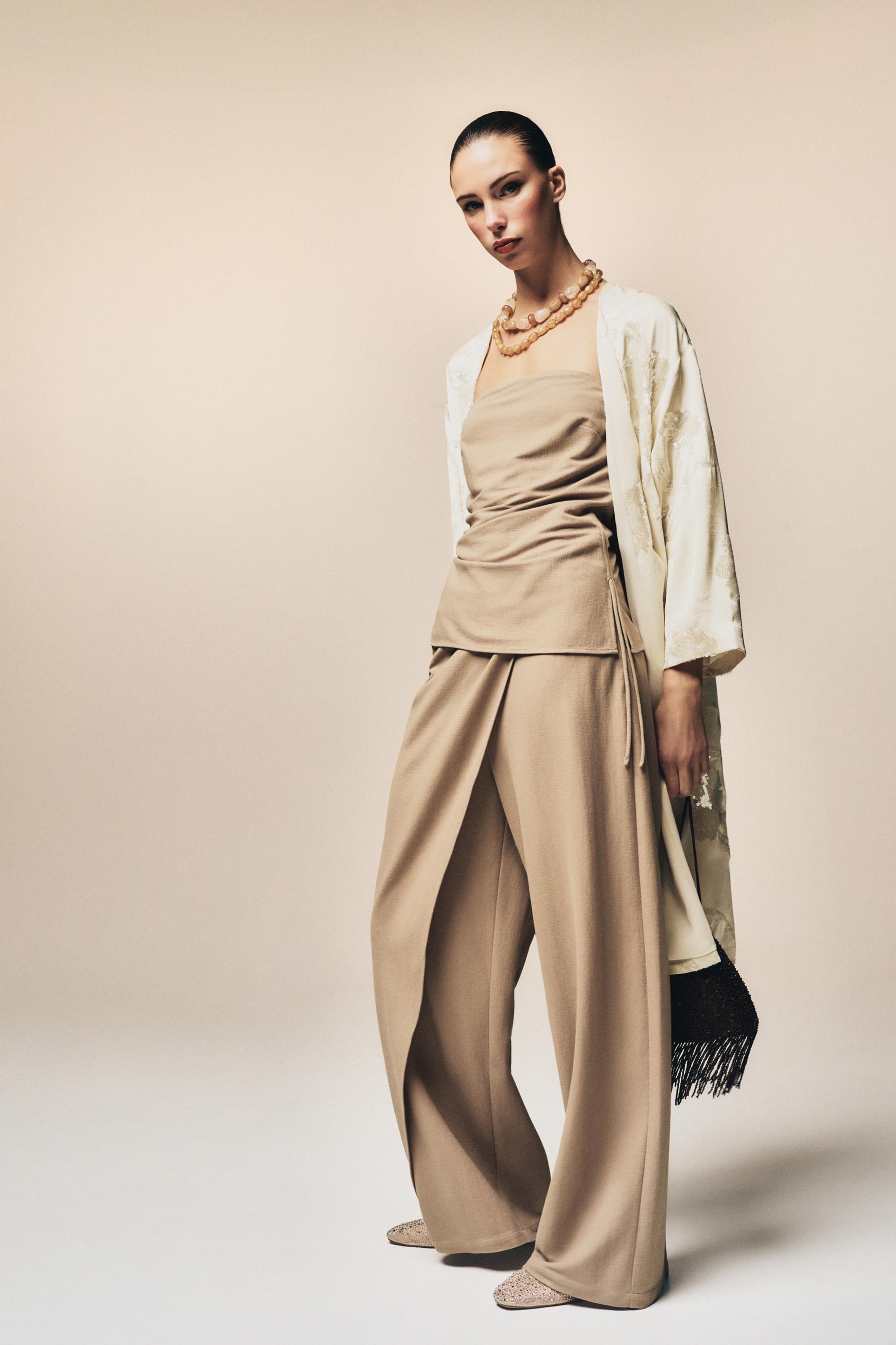Kimono largo lentejuelas - Blazers - ROPA - Mujer | LEFTIES Andorra