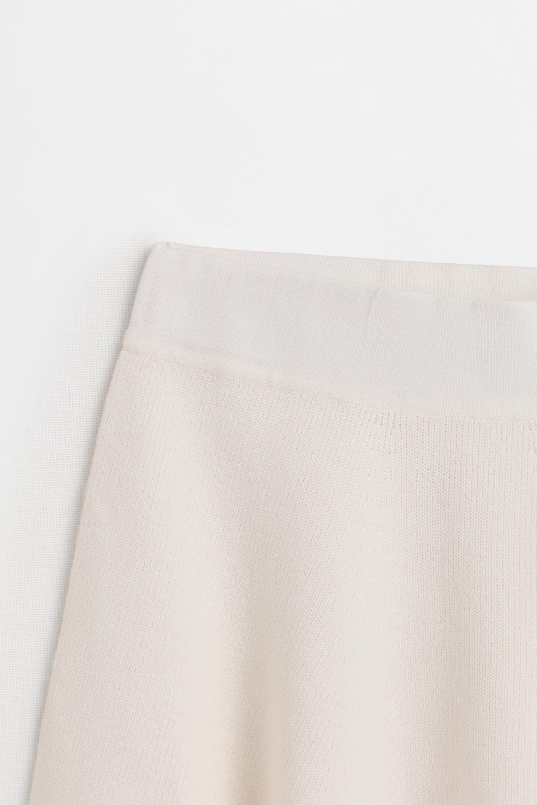 Knit skirt — OFF WHITE