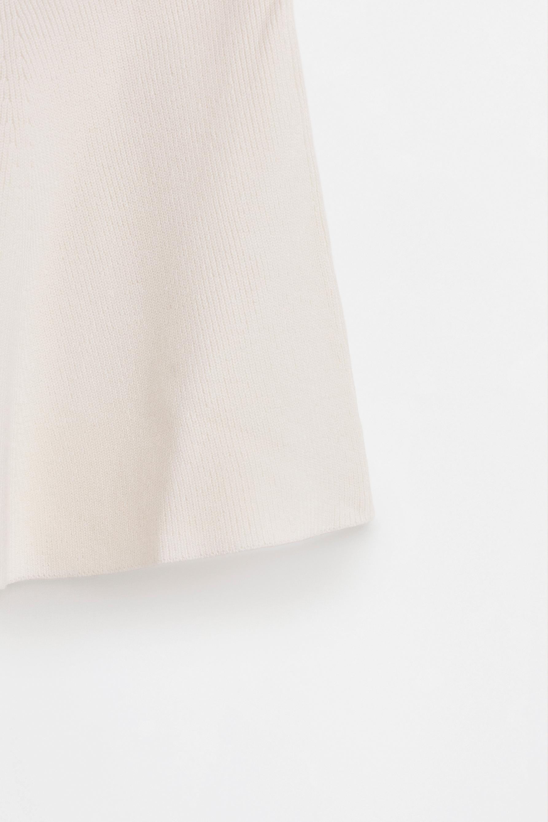 Knit skirt — OFF WHITE