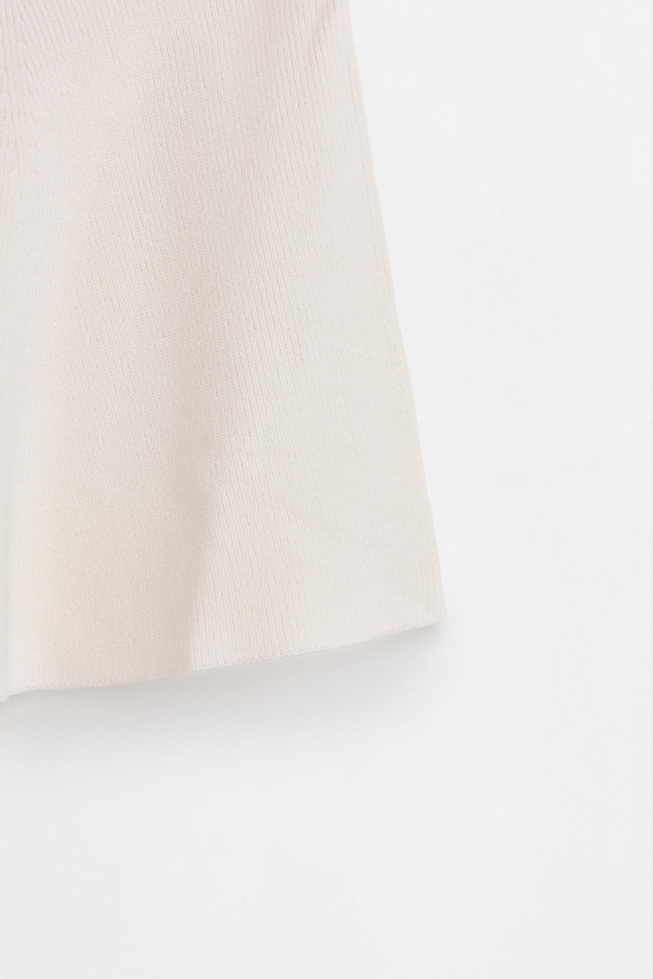 Knit skirt — OFF WHITE