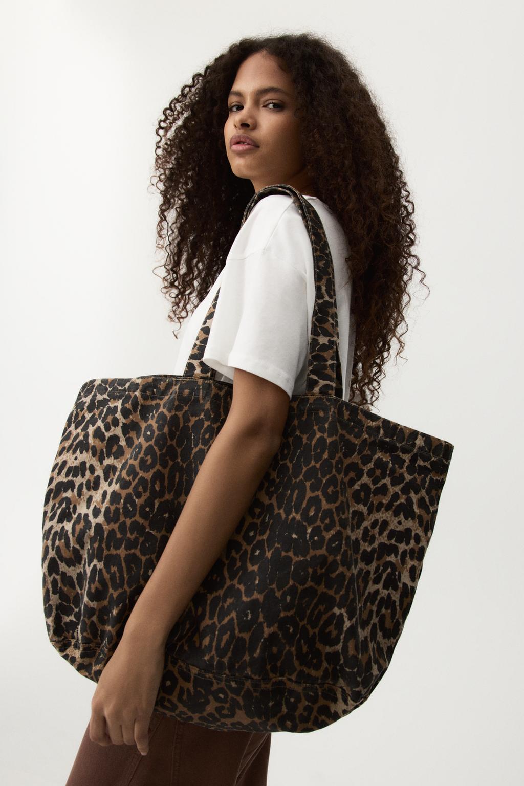 Shopper poltsa animalia print estanpatuarekin