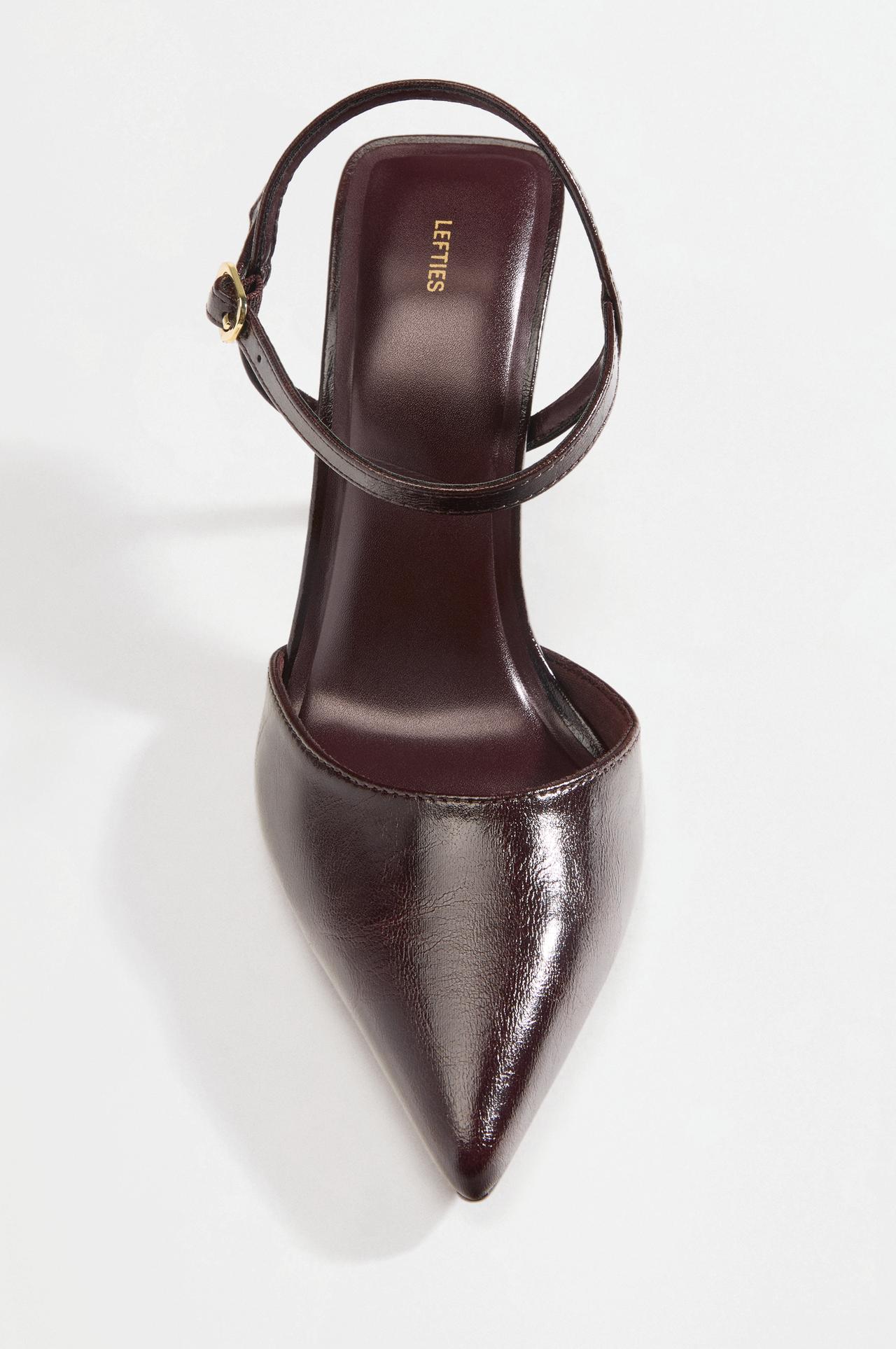 High-heel shoes — BURGUNDY