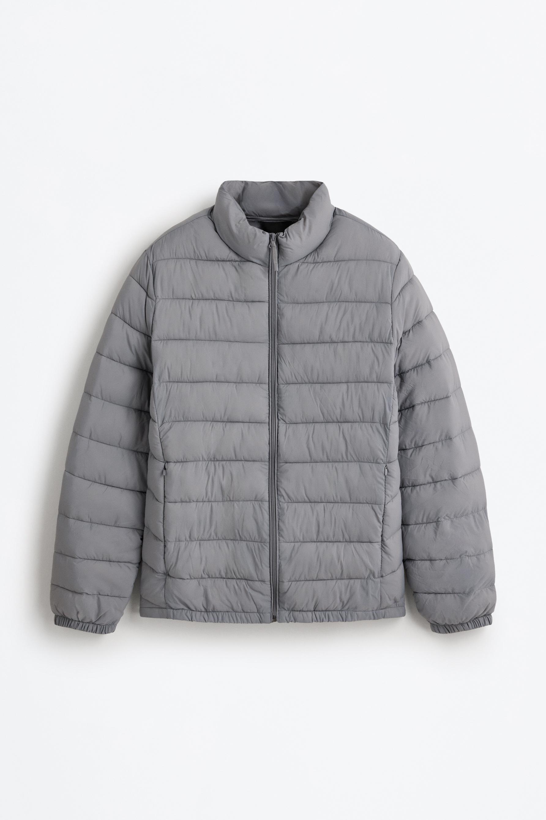 Lightweight quilted jacket — PALE GREY