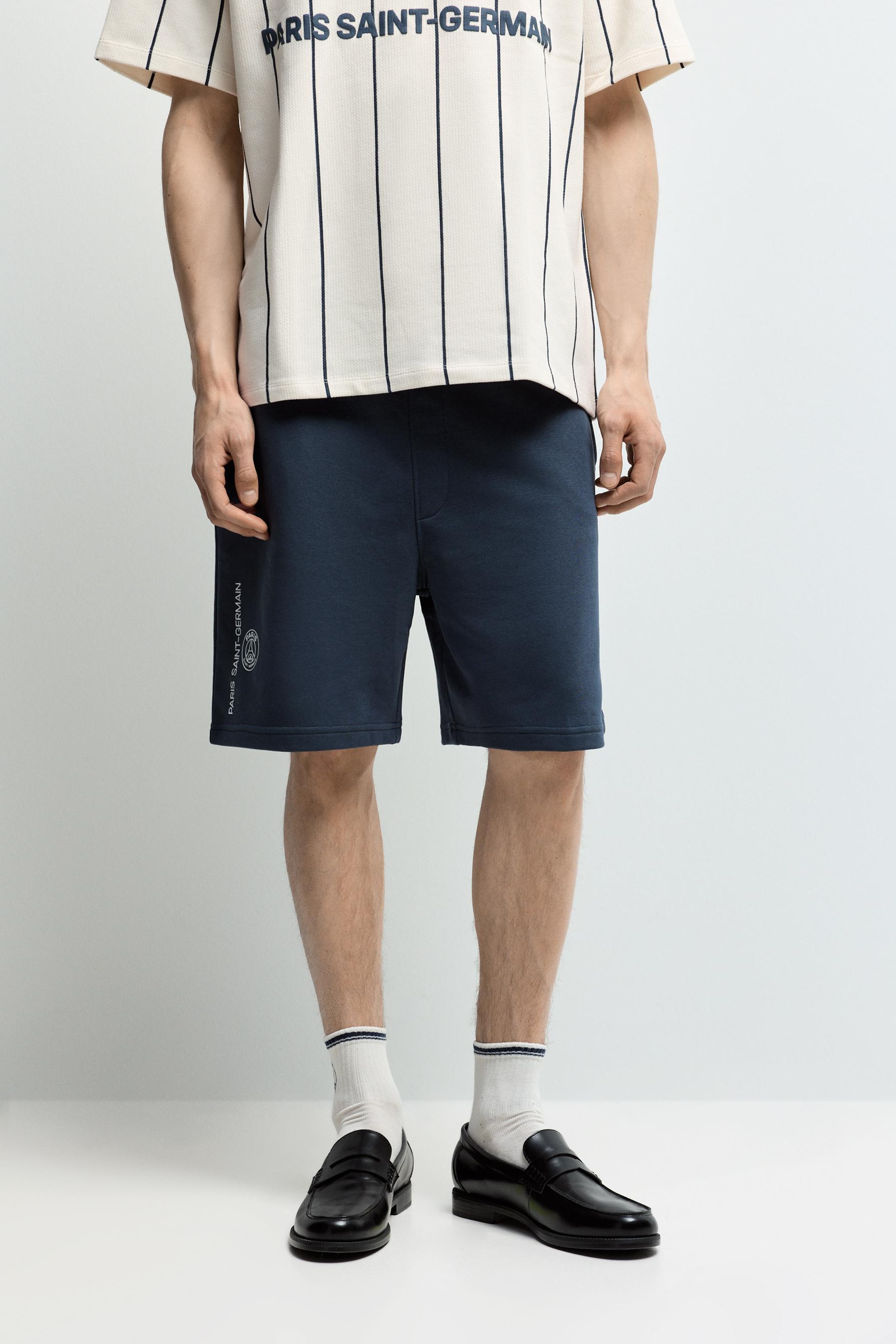 Paris Saint-Germain x Lefties tracksuit Bermuda shorts — OCEAN BLUE