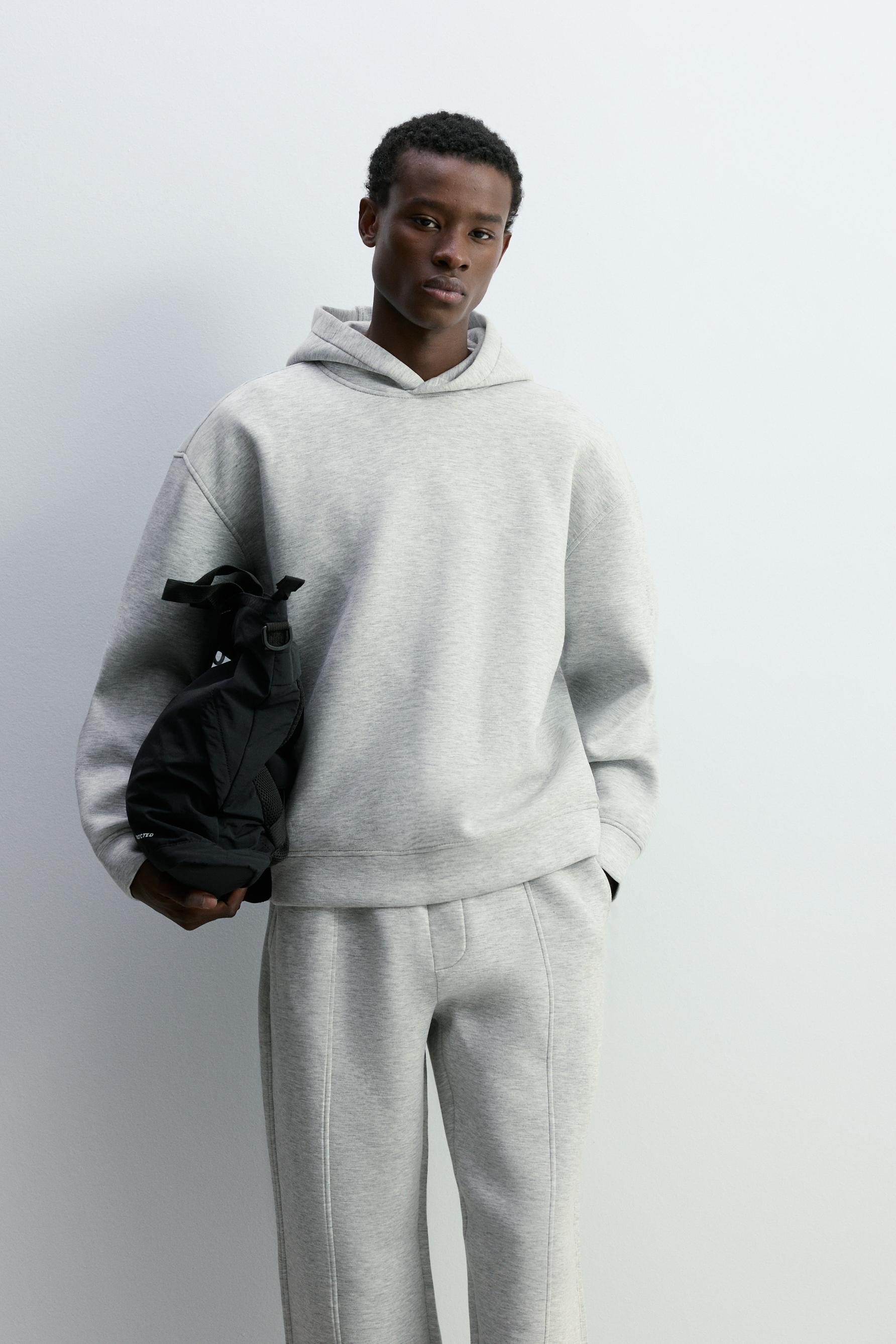 Sudadera efecto neopreno