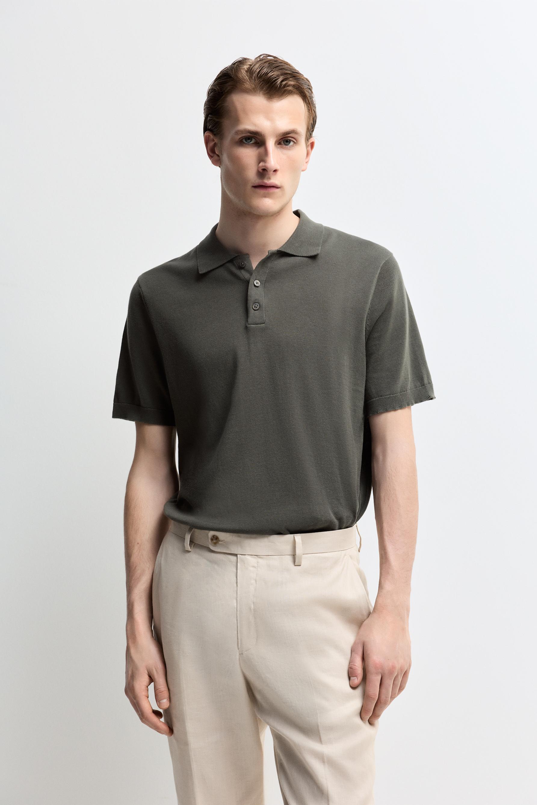 Polo punto detalle rib