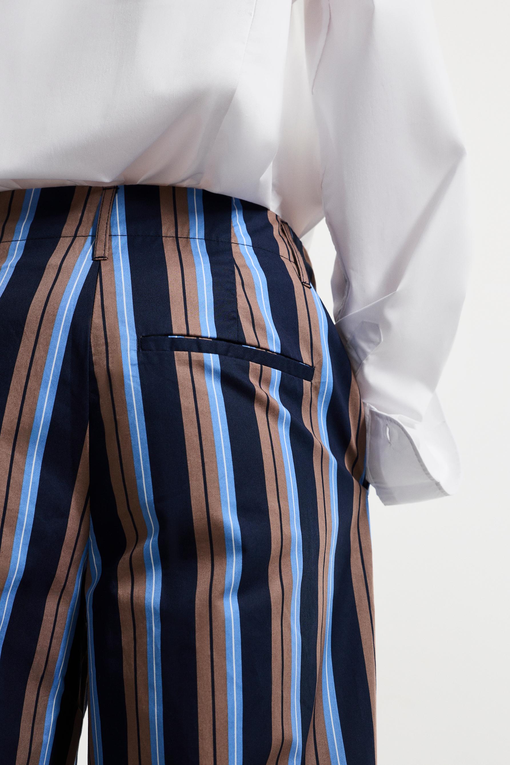 Striped trousers — BLUE TONES