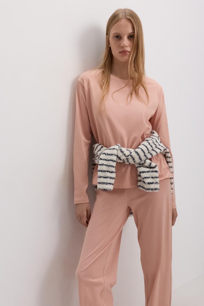 Pijama largo básico Pijamas ROPA INTERIOR PIJAMAS Mujer