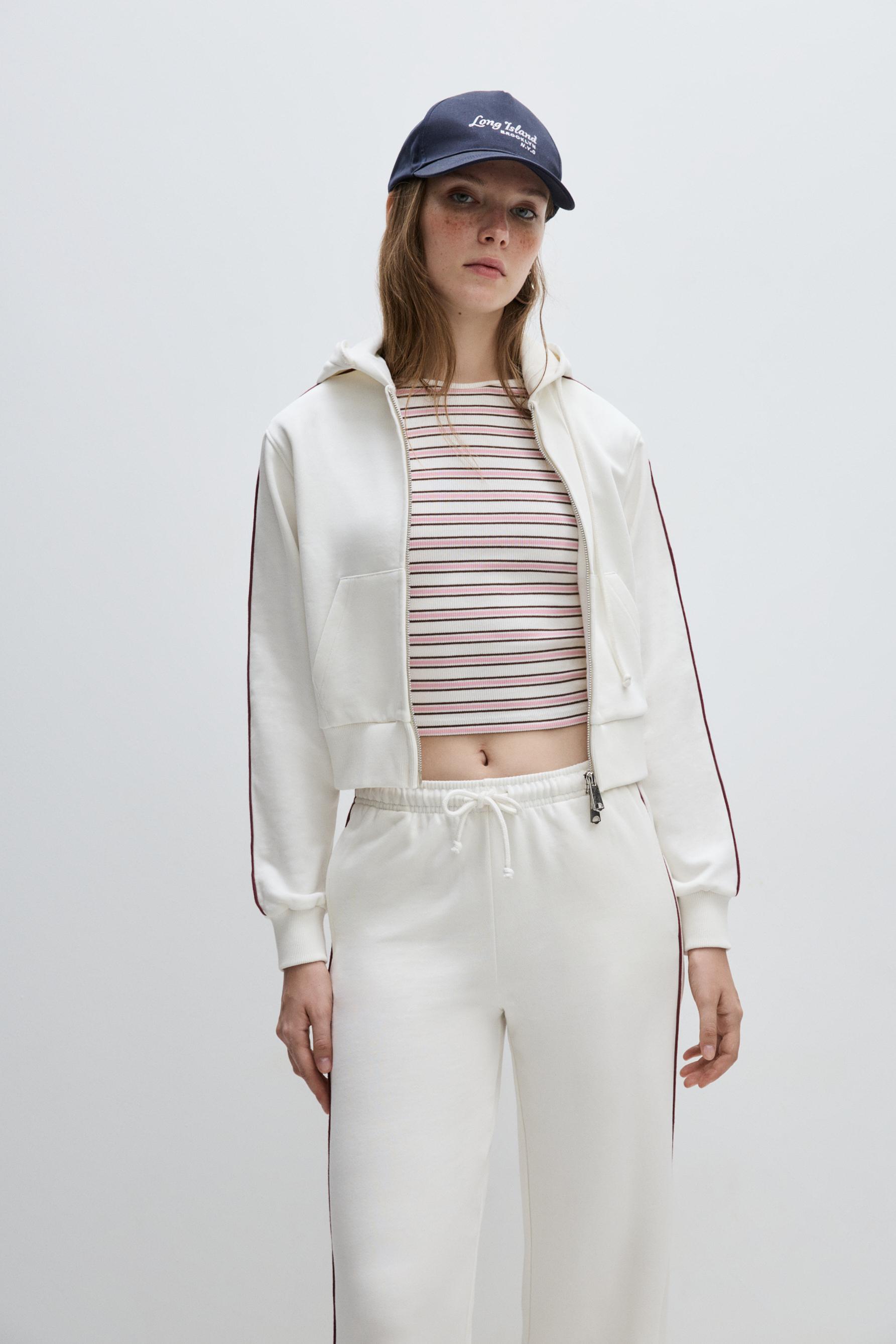 Chaqueta chándal franjas