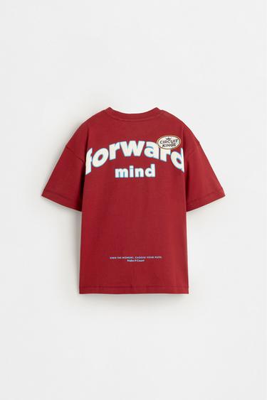T-shirt with a maxi print on the back — MAROON 2
