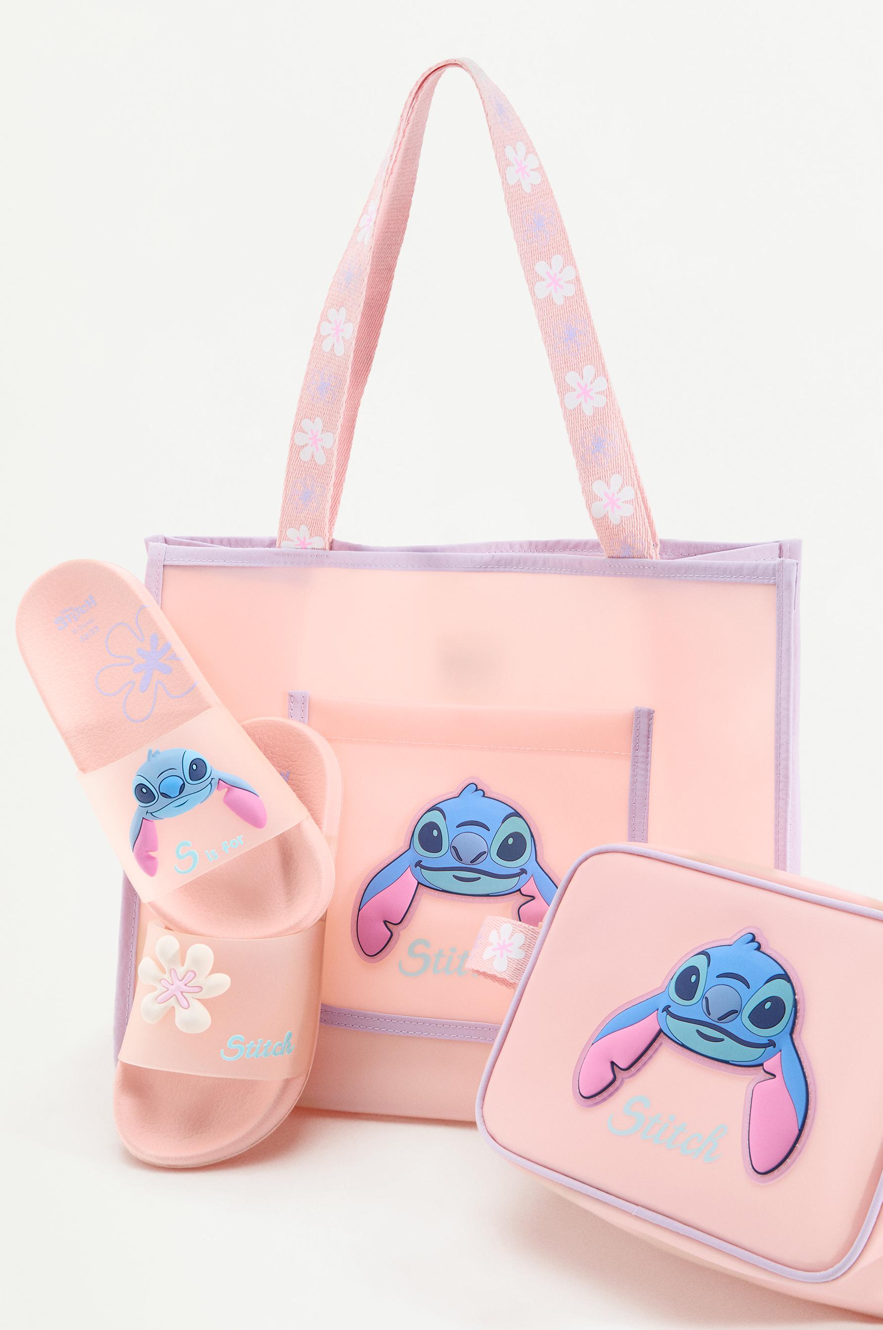 Stitch ©Disney vinyl shopper bag — ORANGE