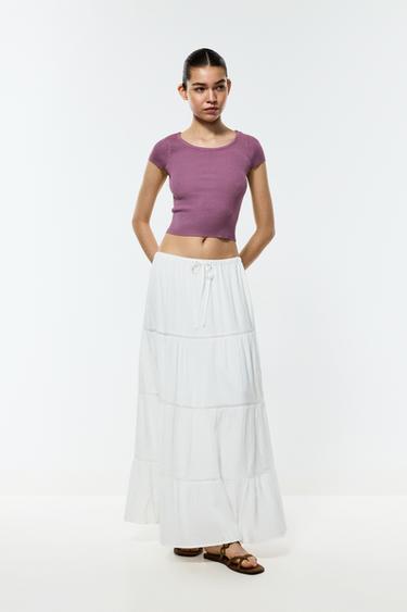 Rib knit top — MAUVE 2