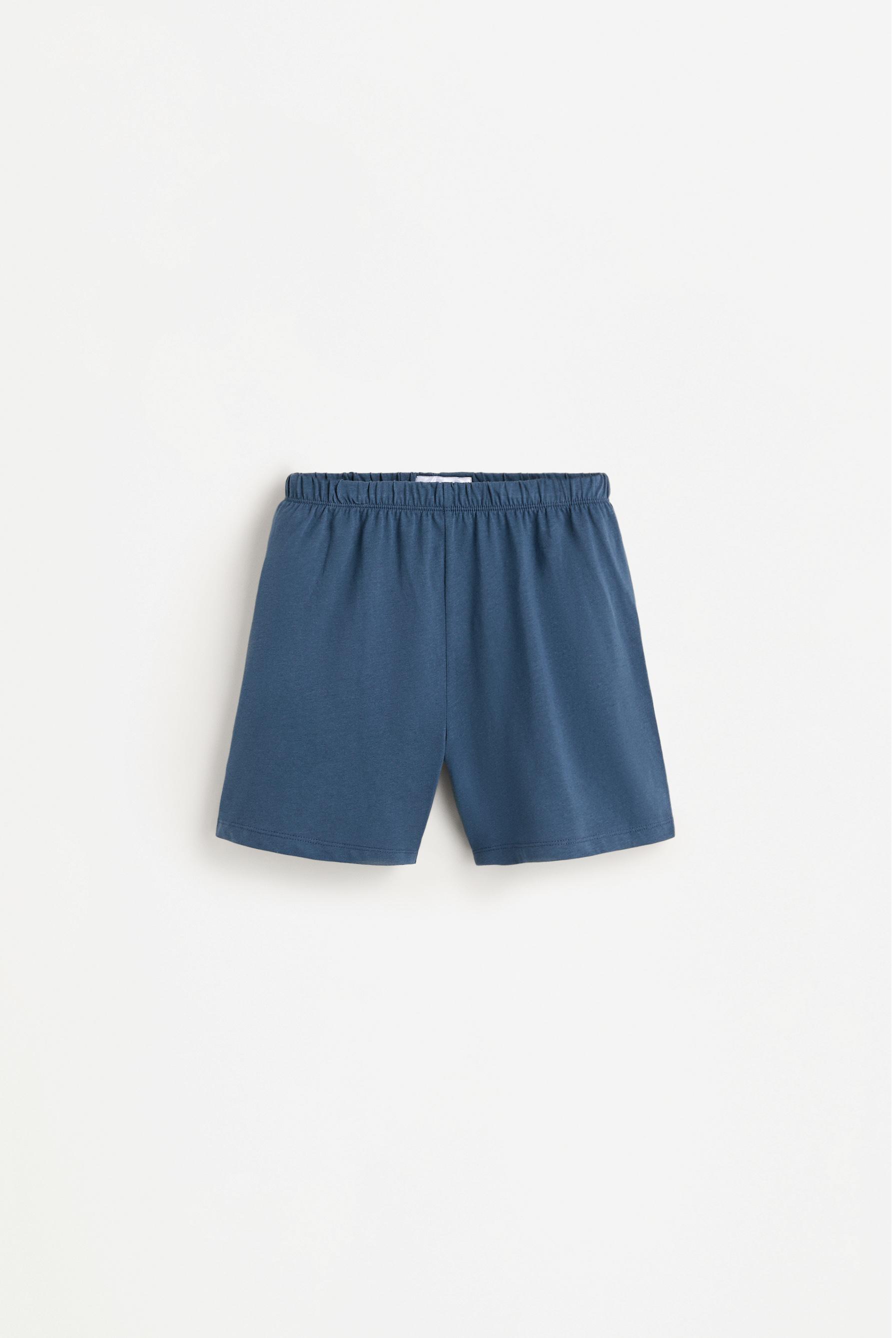 Short printed pyjamas — PALE BLUE