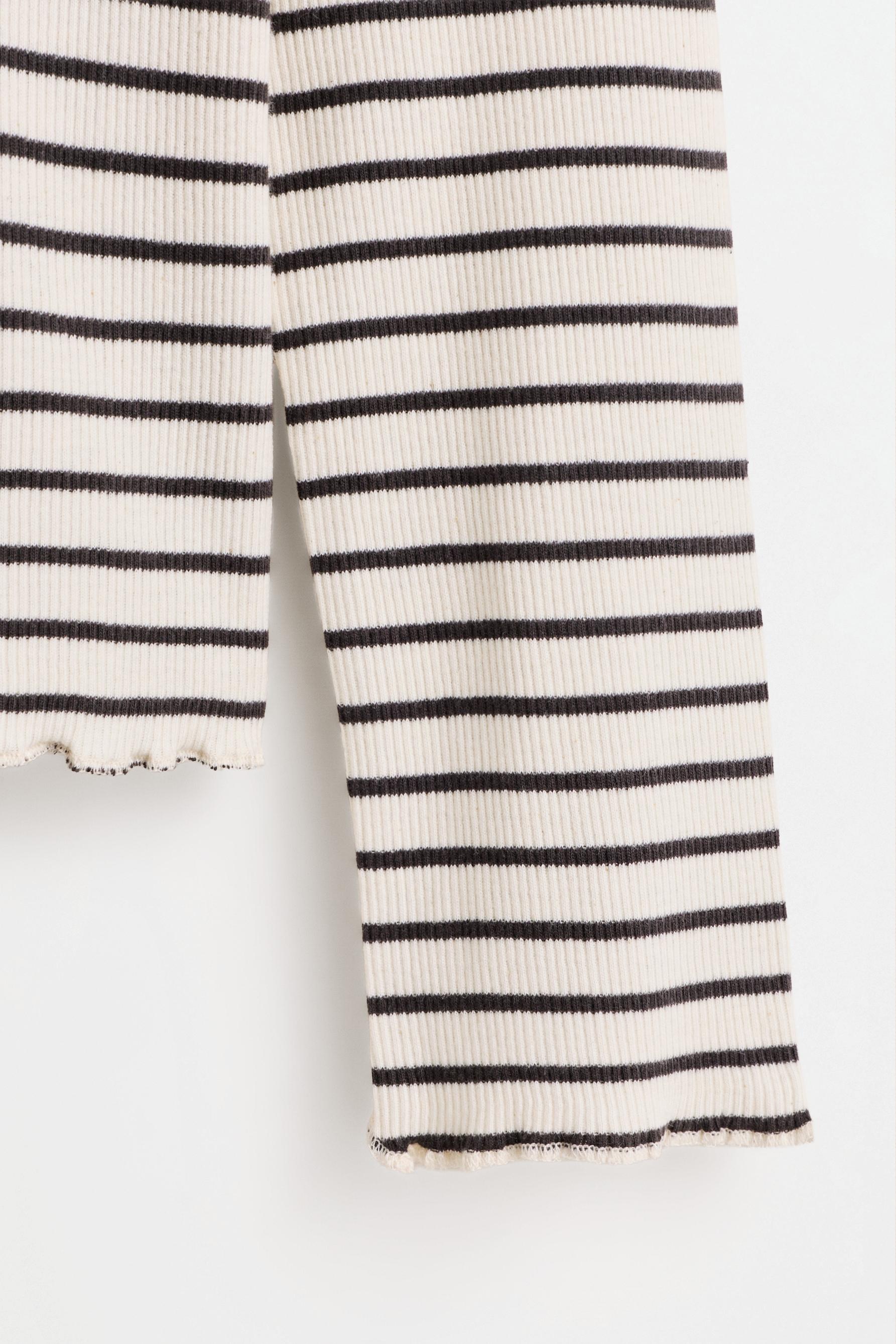 Ribbed Ruffle T-shirt — HIELO
