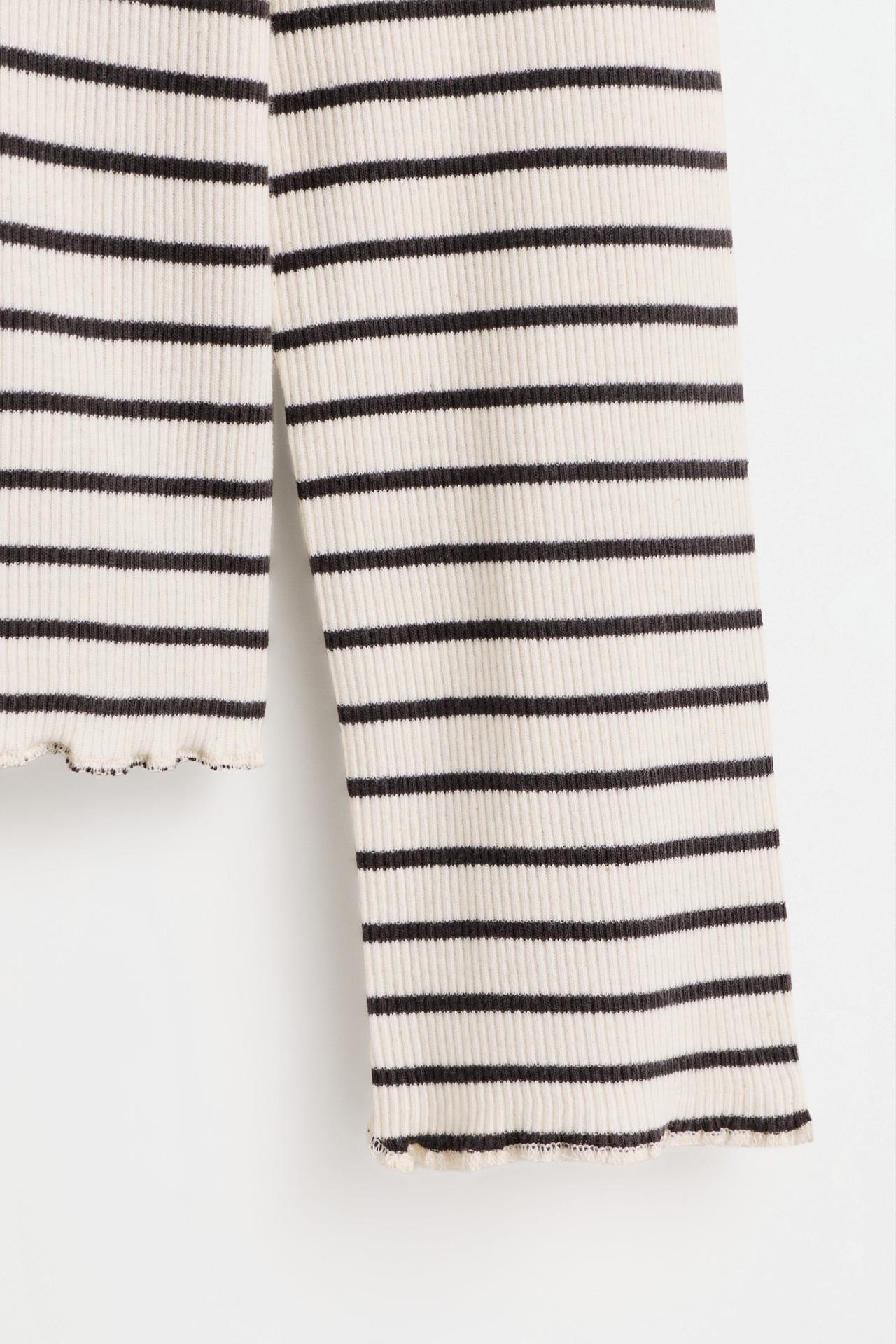 Ribbed Ruffle T-shirt — HIELO