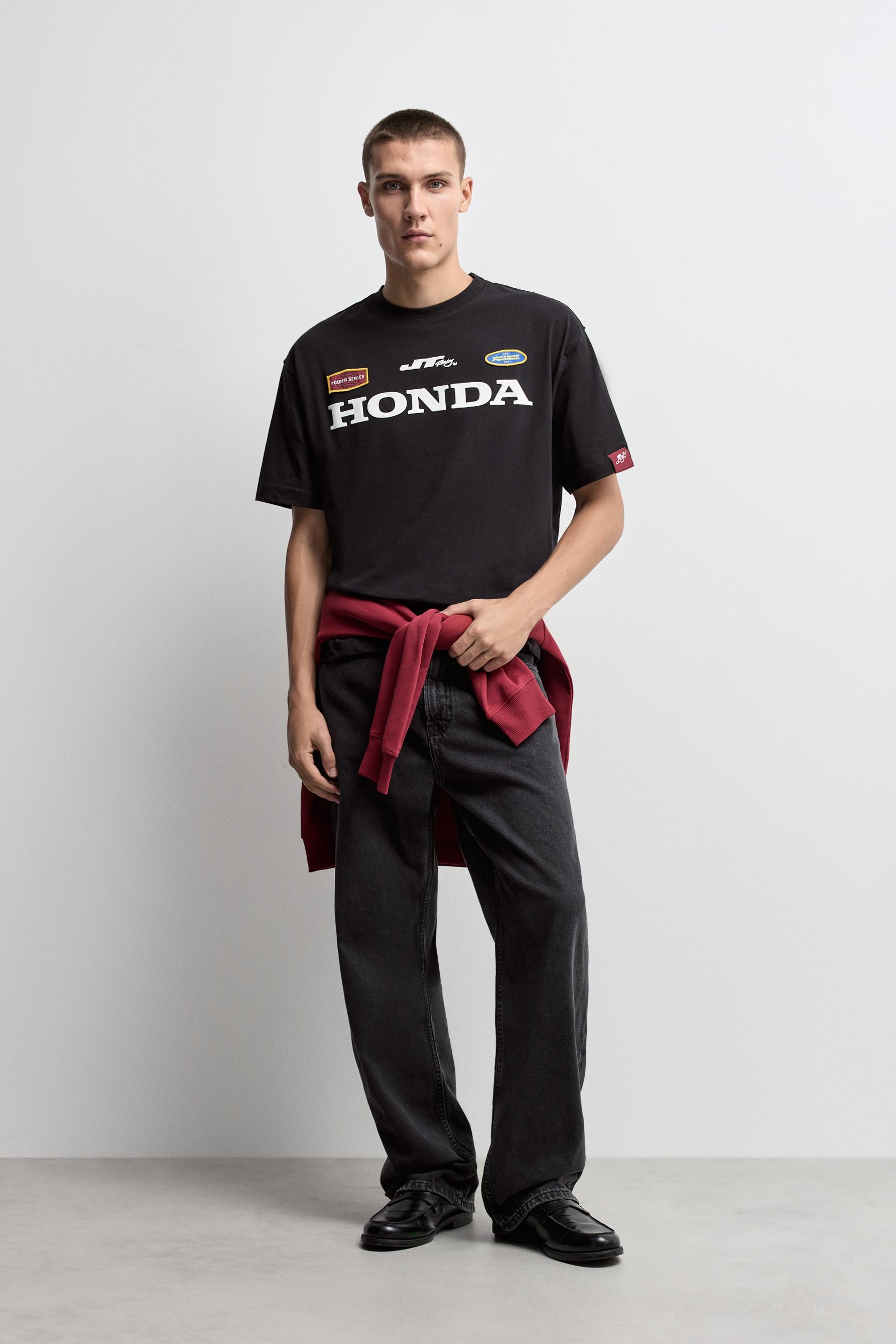 Honda patch T-shirt — ANTHRACITE GREY
