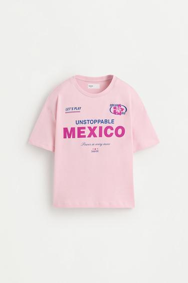 Printed T-shirt — FUCHSIA 1