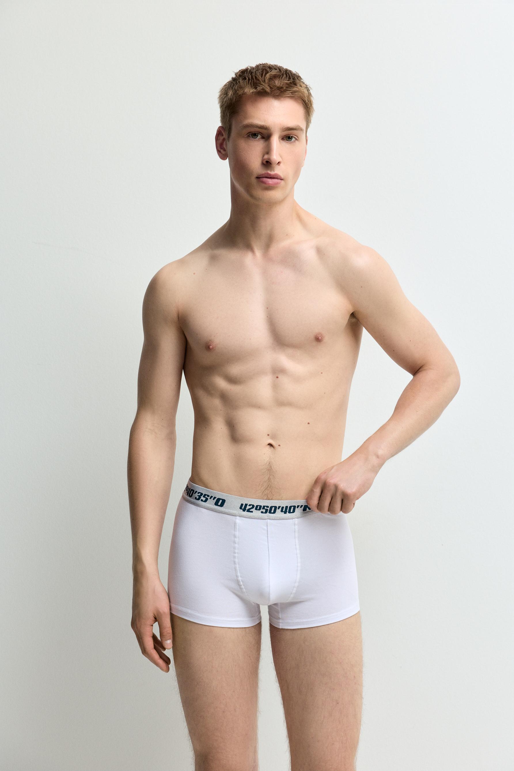 Contrast boxers (Pack of 5) — GREY TONES