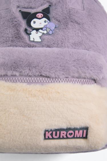 Kuromi Hello Kitty ©SANRIO faux fur backpack — MAUVE 3