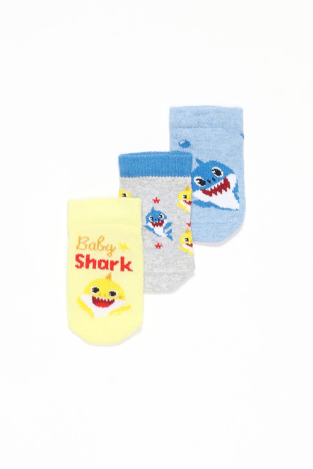 Pack de 3 pares de calcetíns Baby Shark ©Nickelodeon