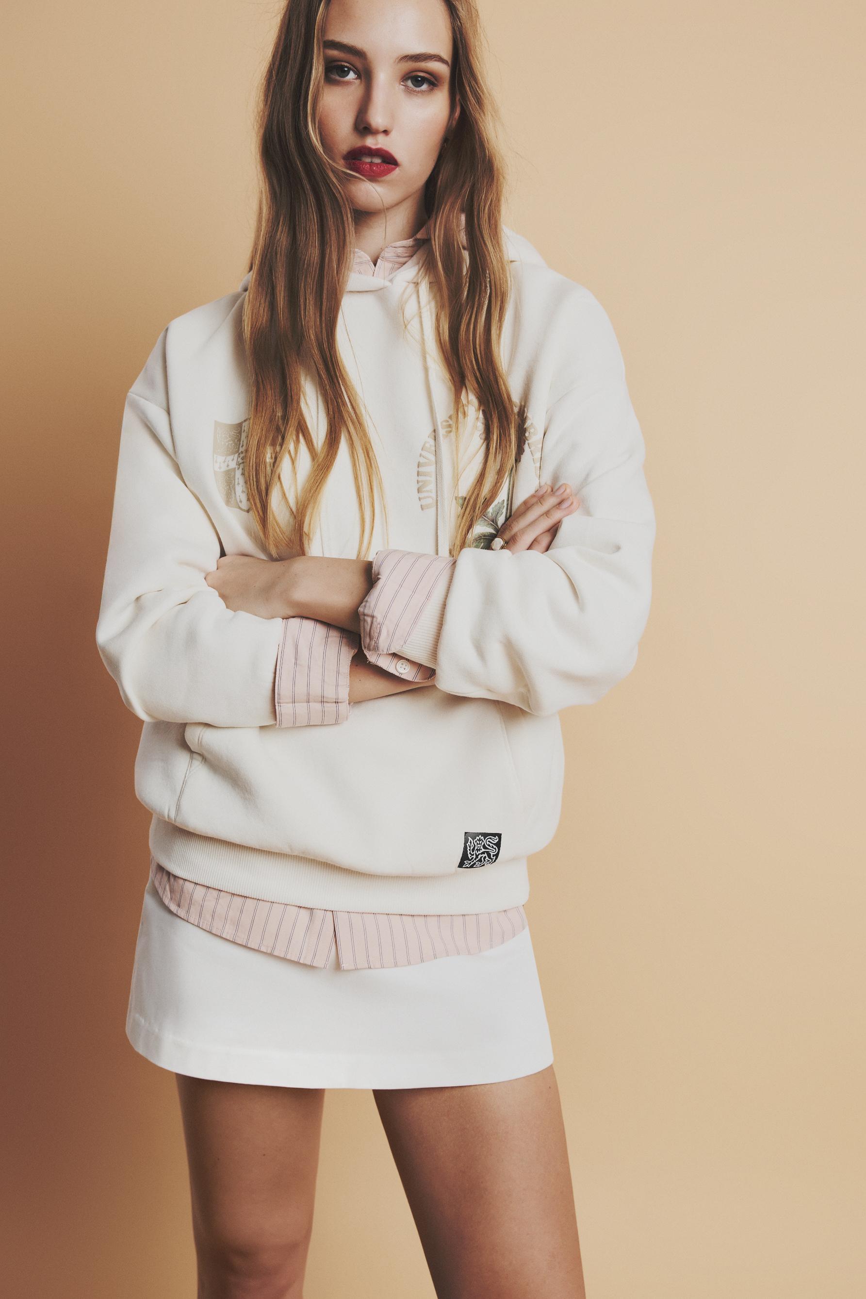 トップス FIFTEEN LOVE ~NKzip white~ U:nity size Fifteen Love Fashion