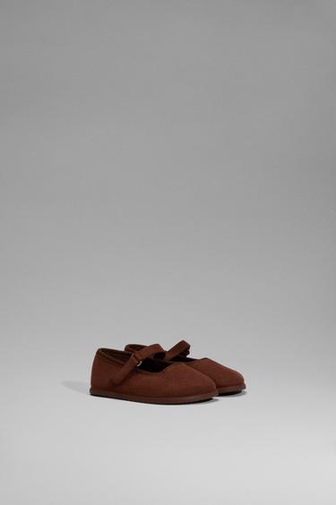 Barefoot Mary Janes — BROWN 2