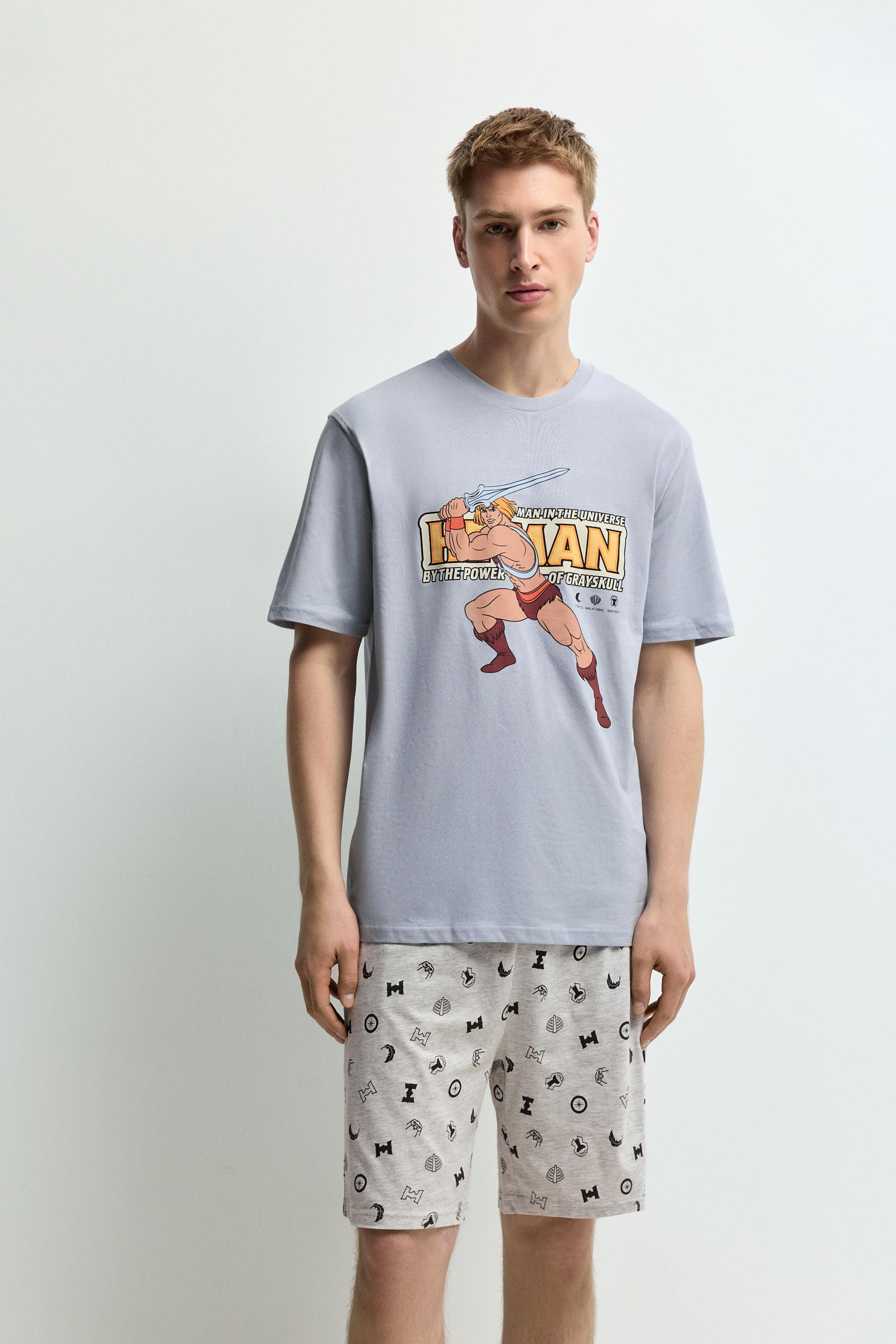 He-Man ©Mattel short pyjamas — BLUE GREY