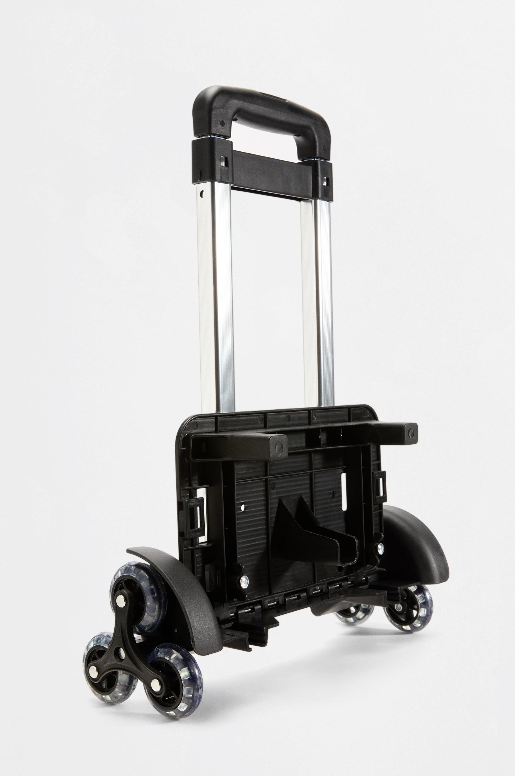 School backpack trolley — BLACK
