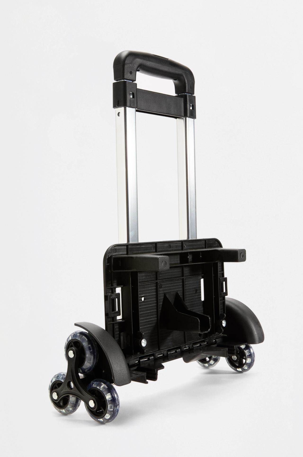 School backpack trolley — BLACK