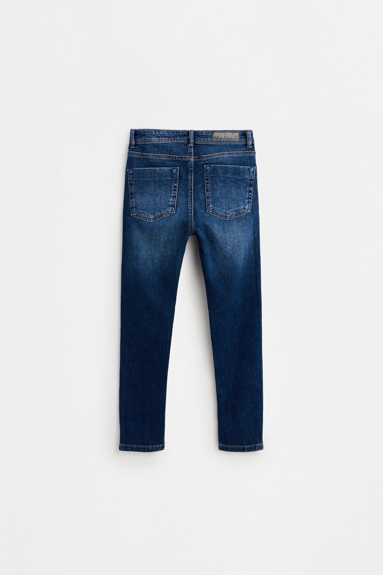 Faded skinny jeans — DARK BLUE