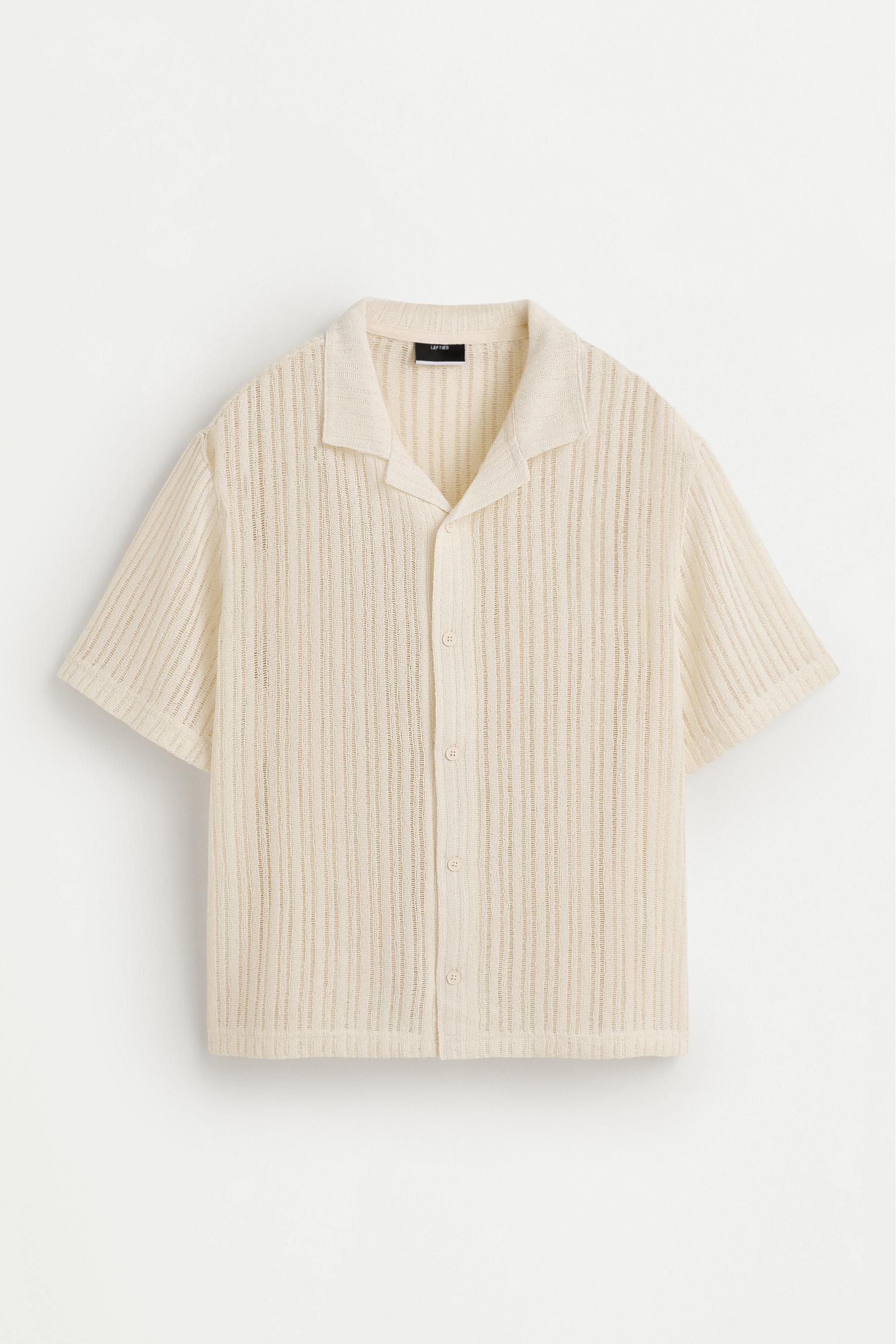 Openwork resort shirt — BUTTER