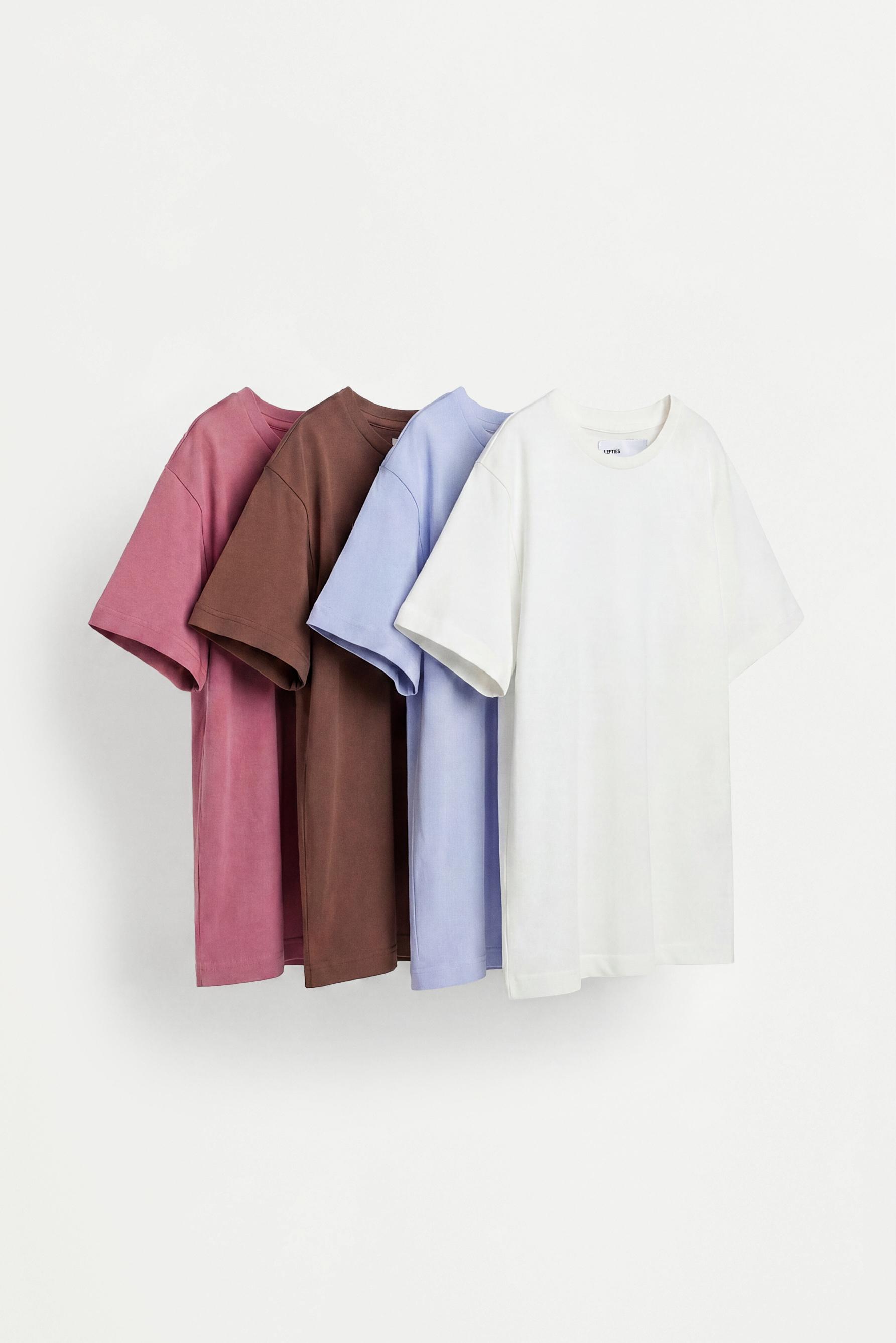 4-pack of plain T-shirts — FADED INDIGO
