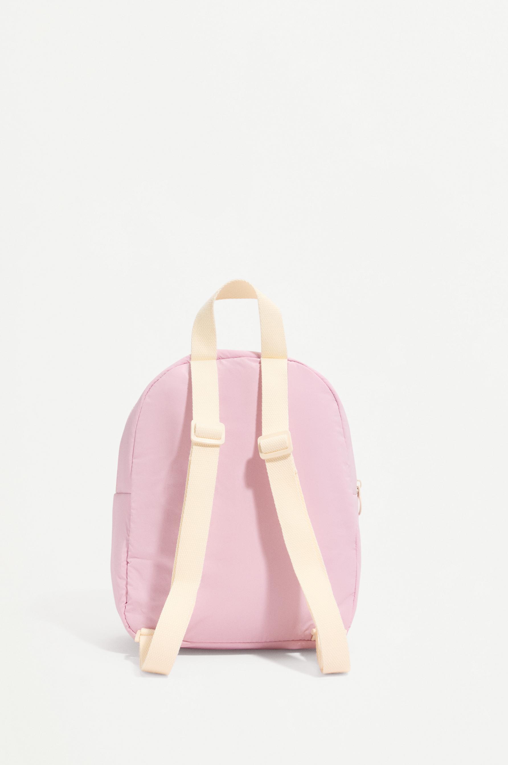 QUILTED BACKPACK — PINK
