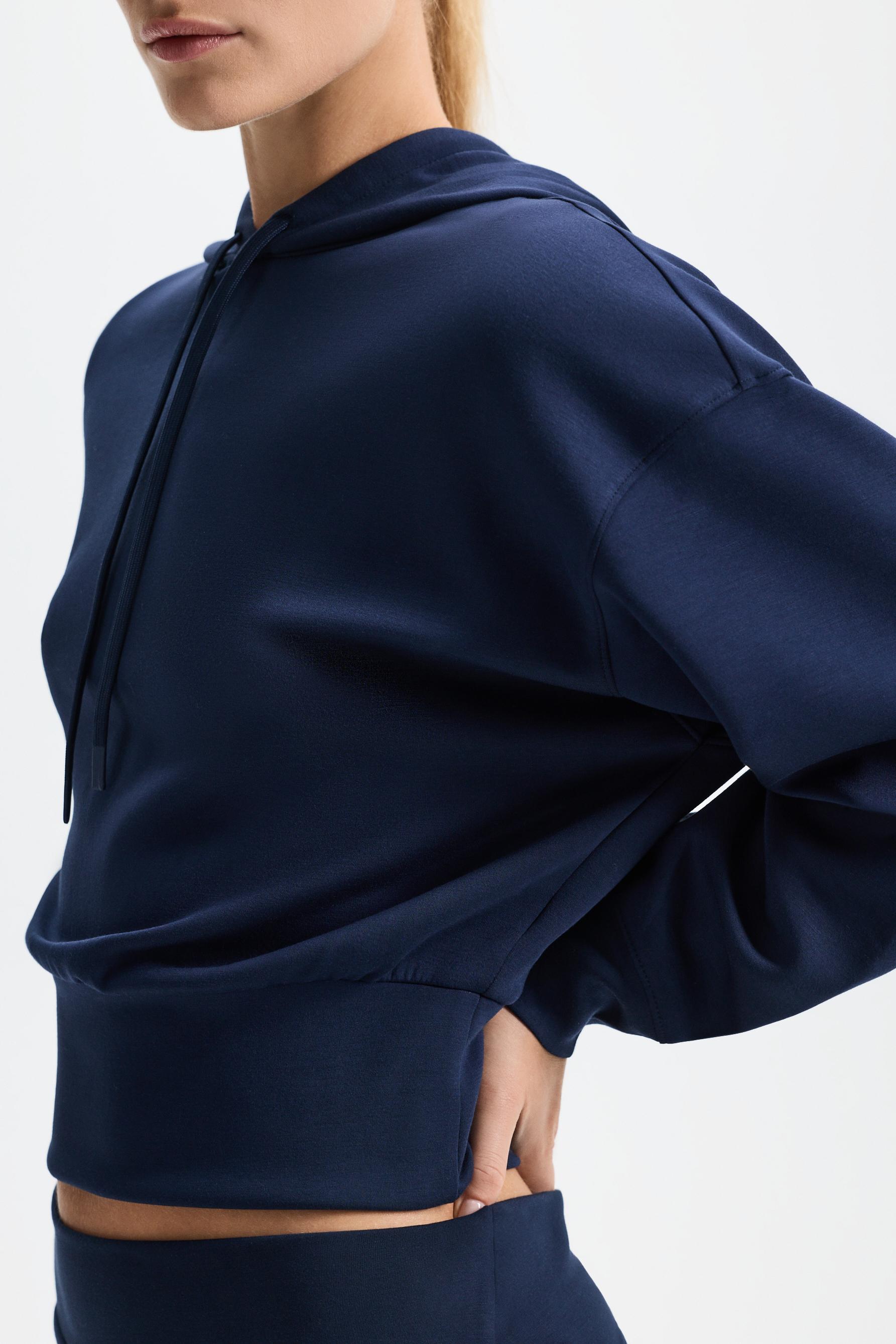 Fluid hoodie — DARK BLUE