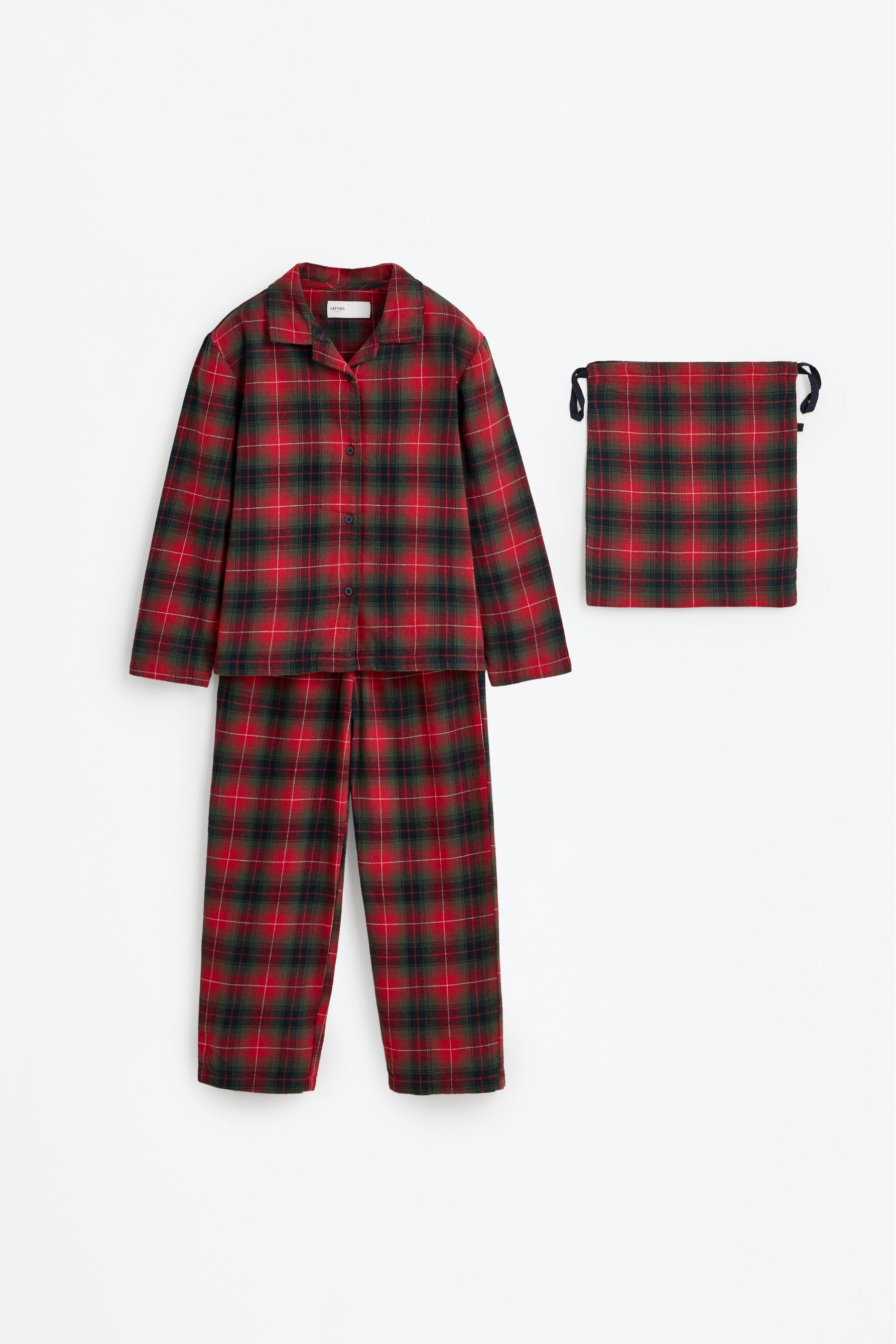 Niños | Pijama cuadros franela