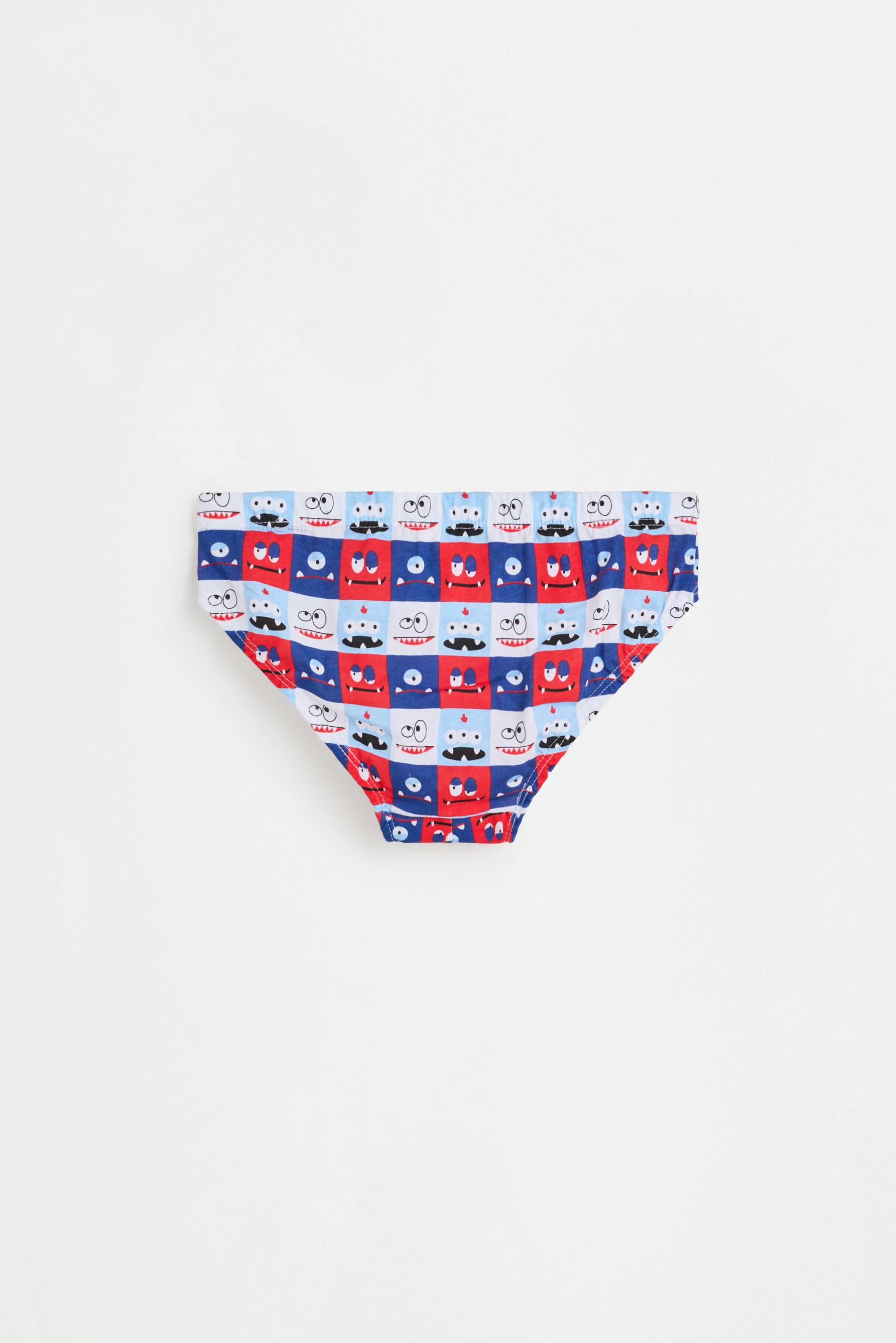 7-Pack Monster Briefs — RED TONES