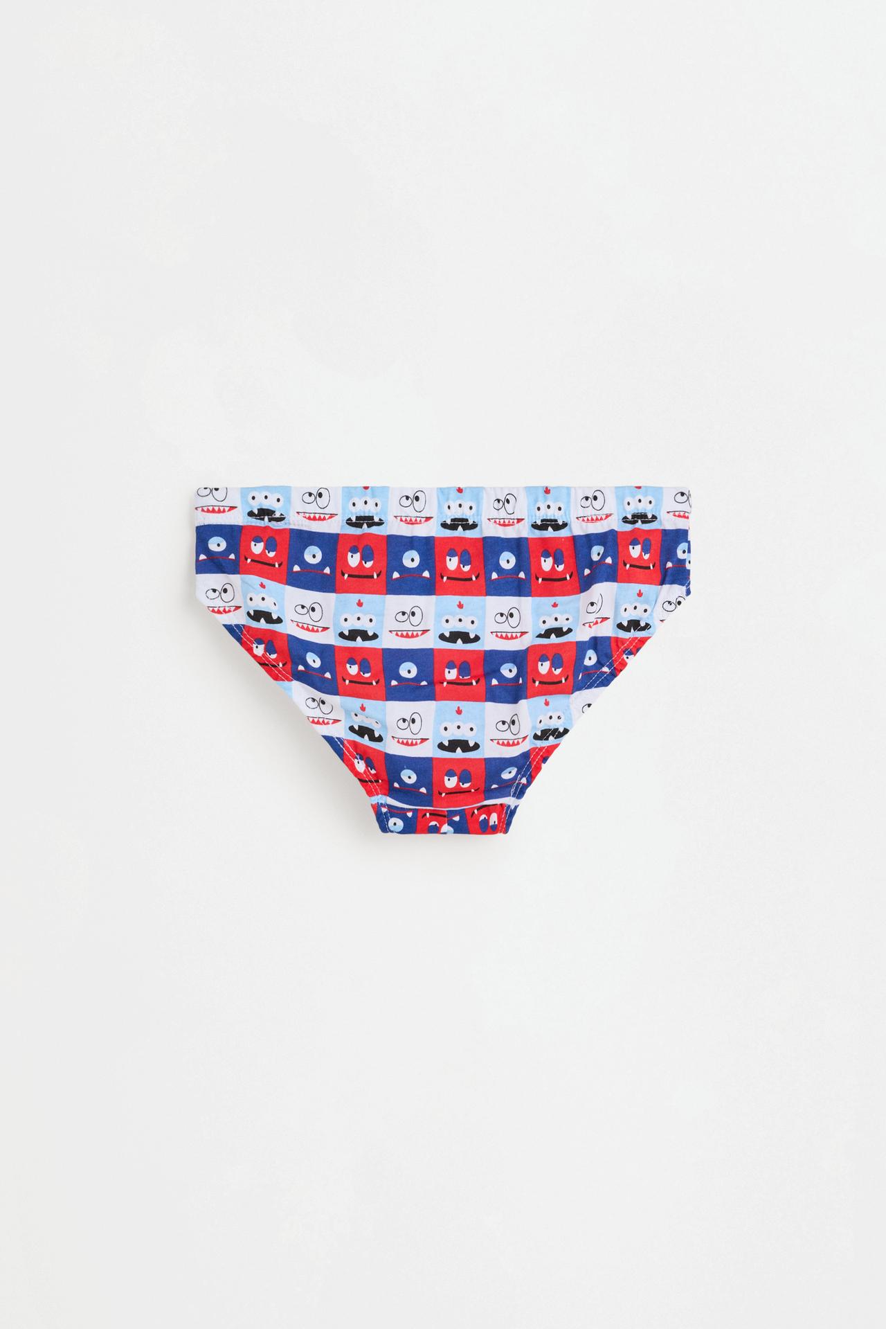 7-Pack Monster Briefs — RED TONES