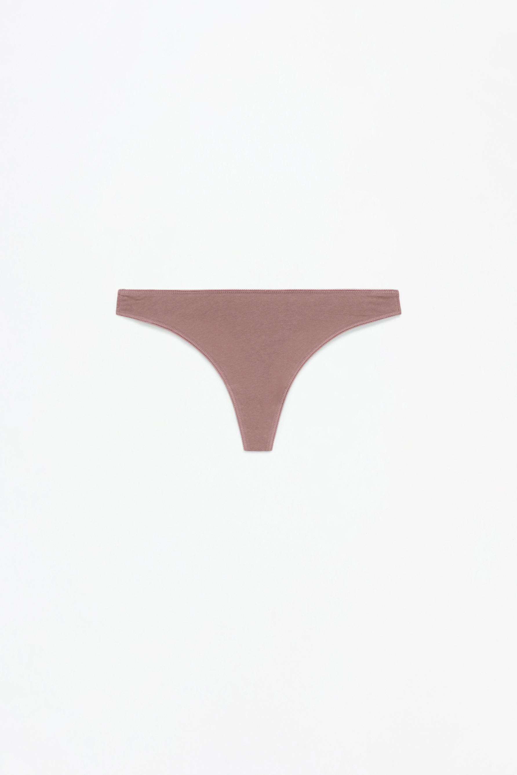 Pack 7 cotton thongs — VARIOUS