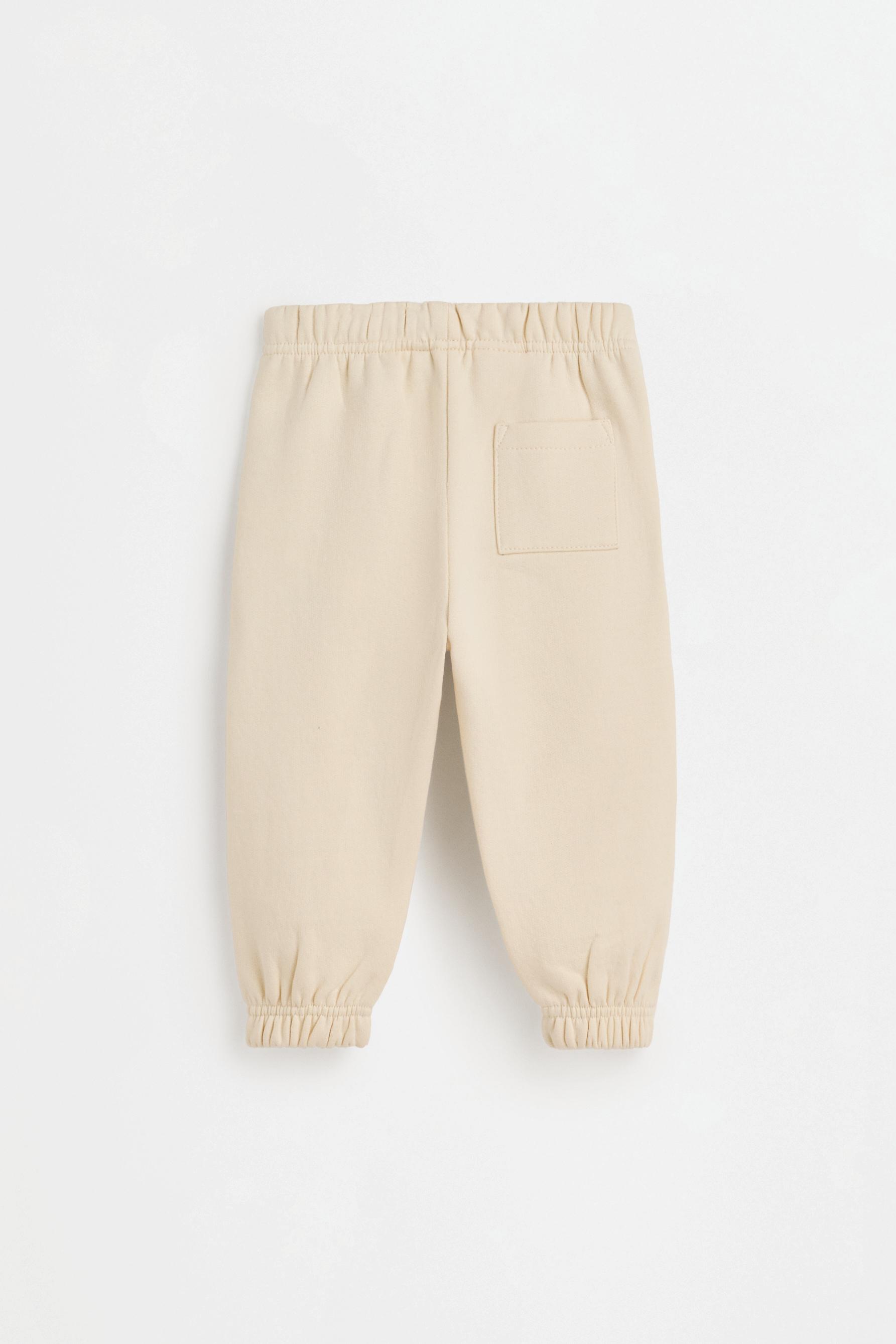 Pack of 2 contrast plush trousers — BURGUNDY