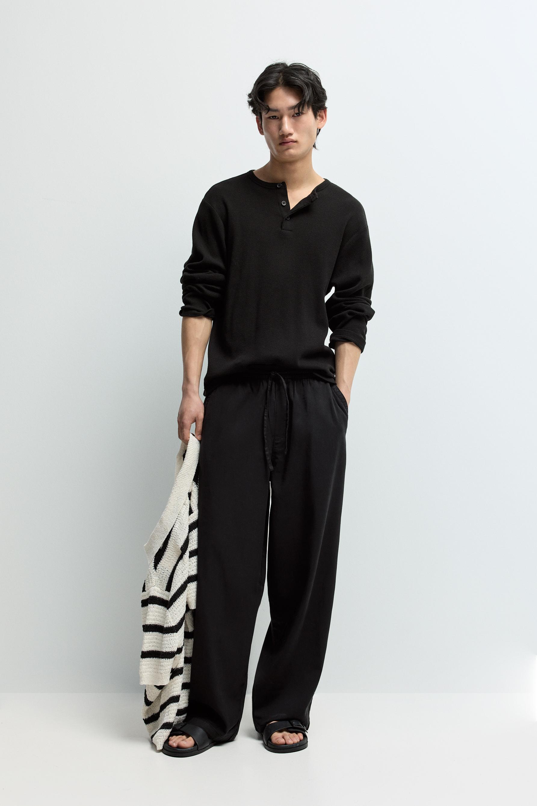 Pantalón jogger relaxed fluido