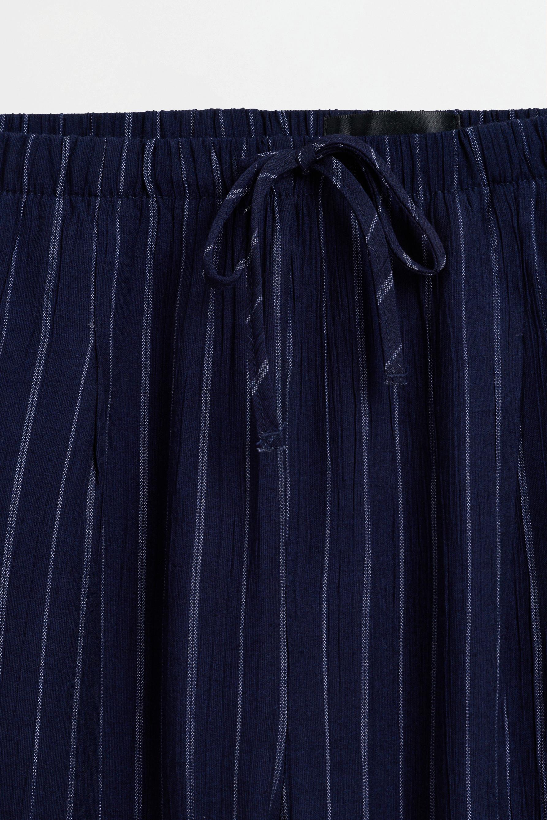 Textured jogging trousers — DARK NAVY