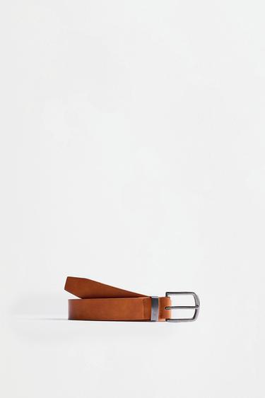 Leather-effect belt — CAMEL 2