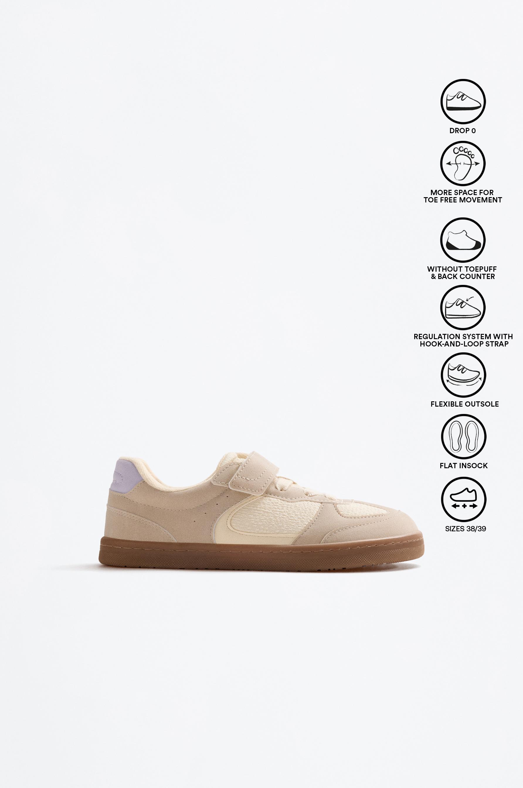 COMBINED BAREFOOT SLIPPER — BEIGE
