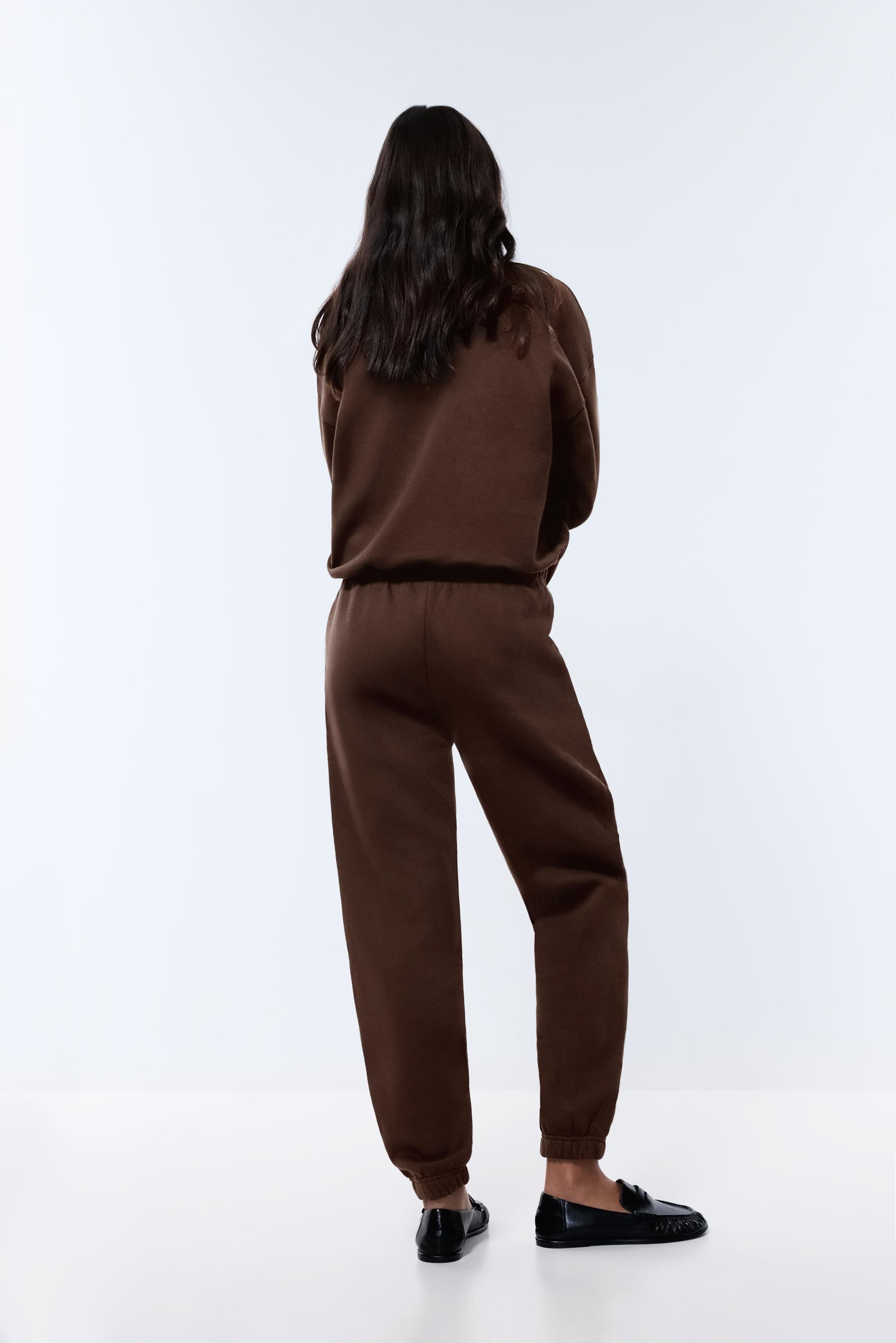Tracksuit bottoms — CHOCOLATE BROWN