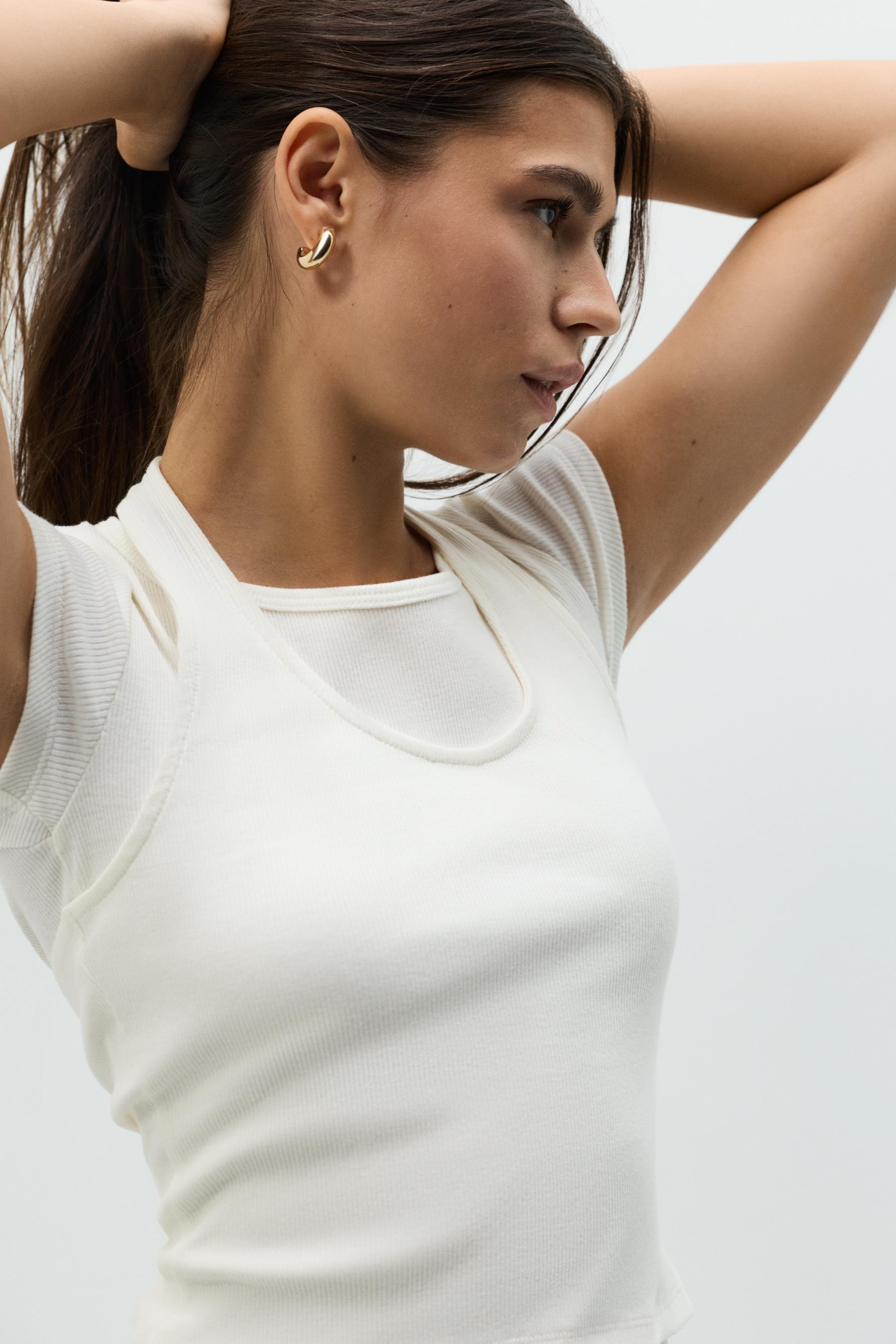Double-layer top — OFF WHITE