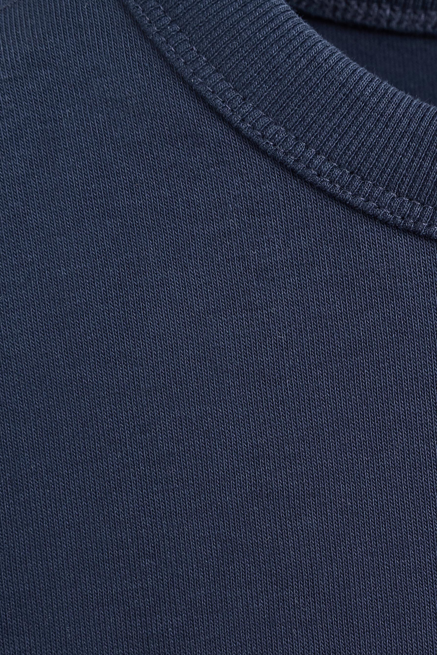 Heavy jersey T-shirt — NAVY