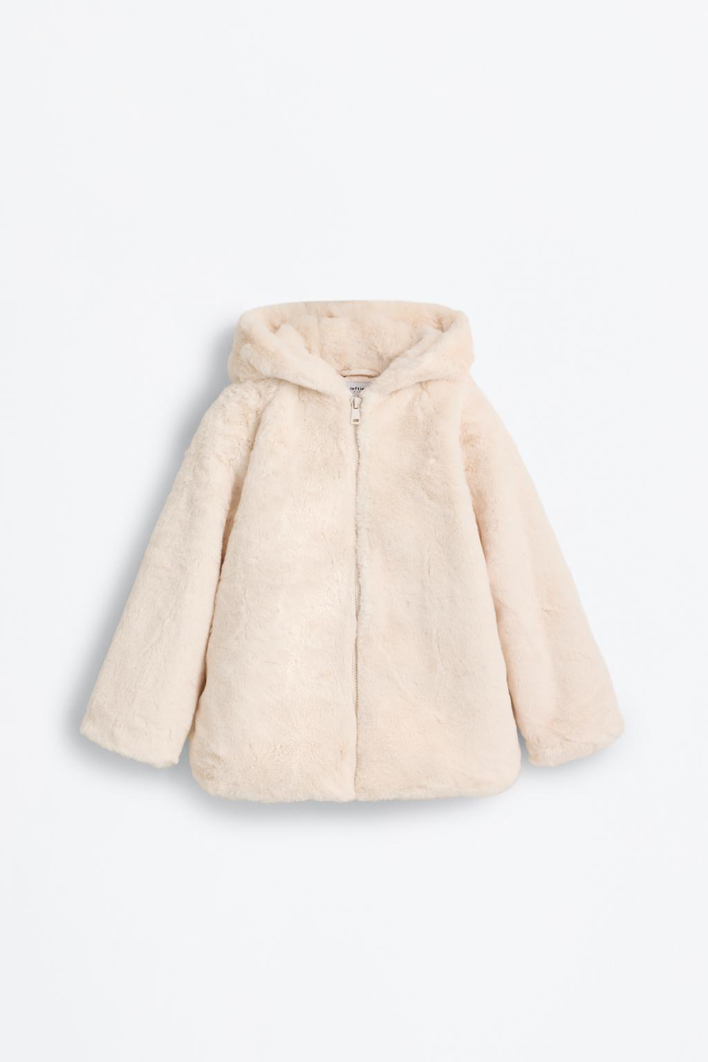 Faux fur coat