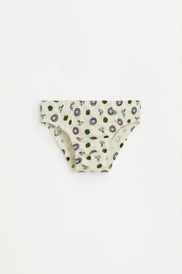 5-Pack of Avengers ©Marvel Briefs — WHITE/GREEN 2